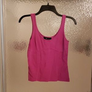 Express Fushia Sexy Stretch Tank Top, Size Sm